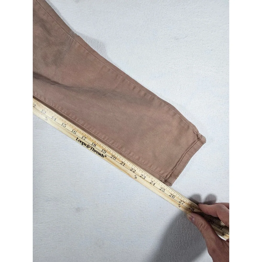 Buffalo David Bitton Havana High Rise Ankle Skinny Jeans‎ Mauve Brown 6/28